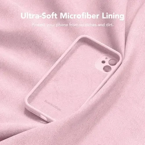 SuydanBox Magnetic for iPhone 11 Phone Case Silicone, Compatible with MagSafe, [Full Camera Protection][Screen Protector] Slim Shockproof Protective Case for iPhone 11 6.1