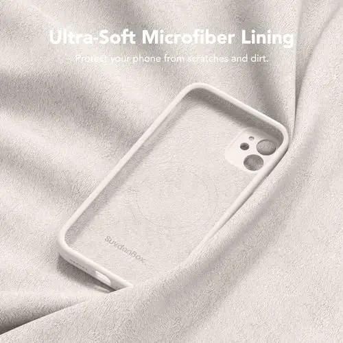 SuydanBox Magnetic for iPhone 11 Phone Case Silicone, Compatible with MagSafe, [Full Camera Protection][Screen Protector] Slim Shockproof Protective Case for iPhone 11 6.1