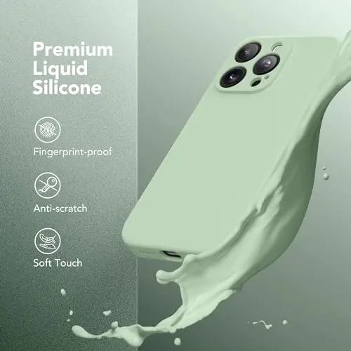 SuydanBox iPhone 13 Pro Max uchun magnitli g‘ilof, MagSafe bilan mos, [To‘liq kamera himoyasi][Ekran himoyachisi] Silikon zarbaga chidamli himoya g‘ilofi iPhone 13 Pro Max 6.7