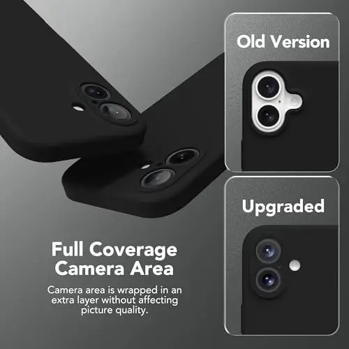 SuydanBox iPhone 16 Plus için Manyetik Kılıf, MagSafe Uyumlu, [Tam Kamera Koruması][Ekran Koruyucu] Silikon Darbeye Dayanıklı Koruyucu Telefon Kılıfı, iPhone 16 Plus 6.7