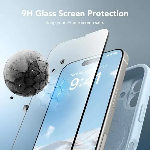 SuydanBox Magnetic for iPhone 16 Plus Case, Compatible with MagSafe, [Full Camera Protection][Screen Protector] Silicone Shockproof Protective Phone Case for iPhone 16 Plus 6.7