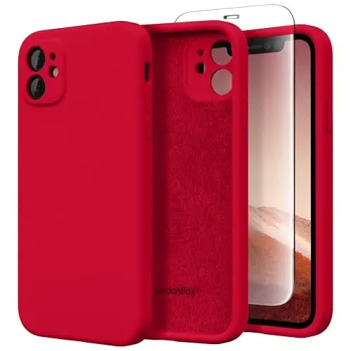 SuydanBox Magnetic for iPhone 11 Phone Case Silicone, Compatible with MagSafe, [Full Camera Protection][Screen Protector] Slim Shockproof Protective Case for iPhone 11 6.1