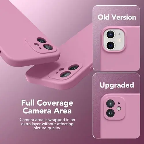 SuydanBox Magnetic for iPhone 12 Case, Compatible with MagSafe, [Full Camera Protection] [Screen Protector] Silicone Shockproof Protective Phone Case for iPhone 12 6.1