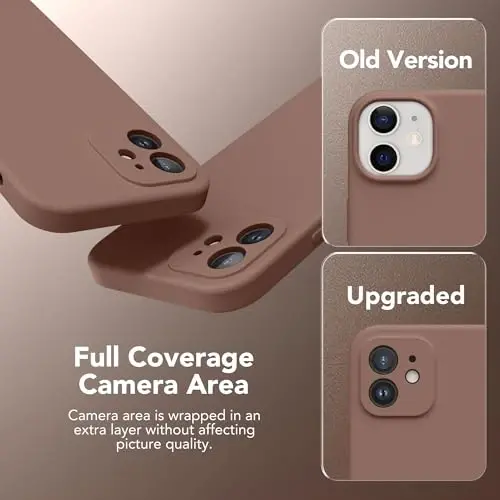 SuydanBox Magnetic for iPhone 12 Case, Compatible with MagSafe, [Full Camera Protection][Screen Protector] Silicone Shockproof Protective Phone Case for iPhone 12 6.1