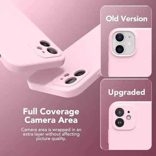 SuydanBox Magnetic for iPhone 12 Case, Compatible with MagSafe, [Full Camera Protection][Screen Protector] Silicone Shockproof Protective Phone Case for iPhone 12 6.1