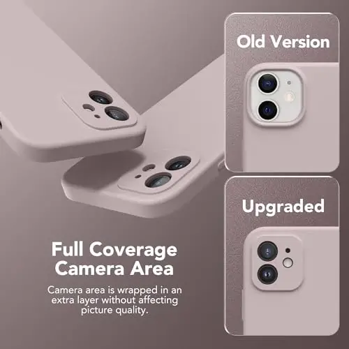 SuydanBox Magnetic for iPhone 12 Case, Compatible with MagSafe, [Full Camera Protection][Screen Protector] Silicone Shockproof Protective Phone Case for iPhone 12 6.1