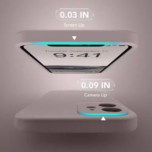 SuydanBox Magnetic for iPhone 12 Case, Compatible with MagSafe, [Full Camera Protection][Screen Protector] Silicone Shockproof Protective Phone Case for iPhone 12 6.1