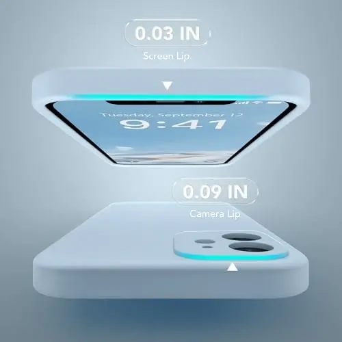 SuydanBox Magnetic for iPhone 12 Case, Compatible with MagSafe, [Full Camera Protection][Screen Protector] Silicone Shockproof Protective Phone Case for iPhone 12 6.1