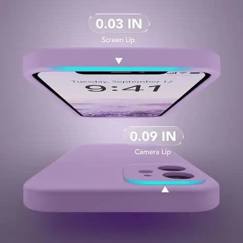 SuydanBox Magnetic for iPhone 12 Case, Compatible with MagSafe, [Full Camera Protection][Screen Protector] Silicone Shockproof Protective Phone Case for iPhone 12 6.1