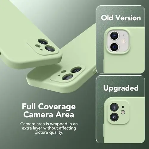 SuydanBox Magnetic for iPhone 12 Case, Compatible with MagSafe, [Full Camera Protection][Screen Protector] Silicone Shockproof Protective Phone Case for iPhone 12 6.1