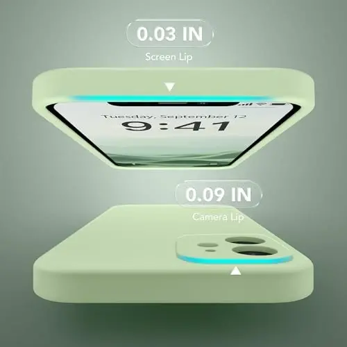 SuydanBox Magnetic for iPhone 12 Case, Compatible with MagSafe, [Full Camera Protection][Screen Protector] Silicone Shockproof Protective Phone Case for iPhone 12 6.1