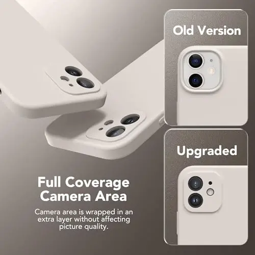 SuydanBox Magnetic for iPhone 12 Case, Compatible with MagSafe, [Full Camera Protection][Screen Protectors] Silicone Shockproof Protective Phone Case for iPhone 12 6.1