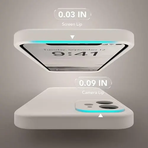 SuydanBox Magnetic for iPhone 12 Case, Compatible with MagSafe, [Full Camera Protection][Screen Protectors] Silicone Shockproof Protective Phone Case for iPhone 12 6.1