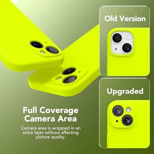 SuydanBox Magnetic for iPhone 13 Case, Compatible with MagSafe, [Full Camera Protection] [Screen Protector] Silicone Shockproof Protective Phone Case for iPhone 13 6.1