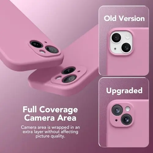 SuydanBox Magnetic for iPhone 13 Case, Compatible with MagSafe, [Full Camera Protection][Screen Protector] Silicone Shockproof Protective Phone Case for iPhone 13 6.1