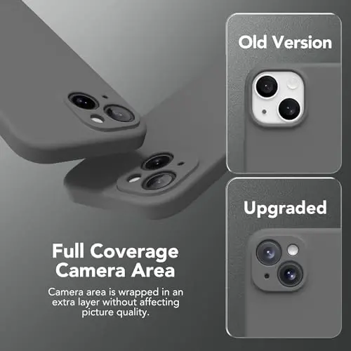 SuydanBox Magnetic for iPhone 13 Case, Compatible with MagSafe, [Full Camera Protection][Screen Protector] Silicone Shockproof Protective Phone Case for iPhone 13 6.1