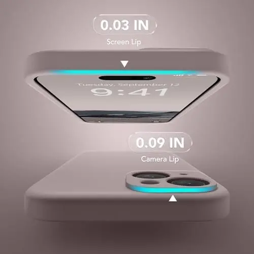 SuydanBox Magnetic for iPhone 13 Case, Compatible with MagSafe, [Full Camera Protection][Screen Protector] Silicone Shockproof Protective Phone Case for iPhone 13 6.1