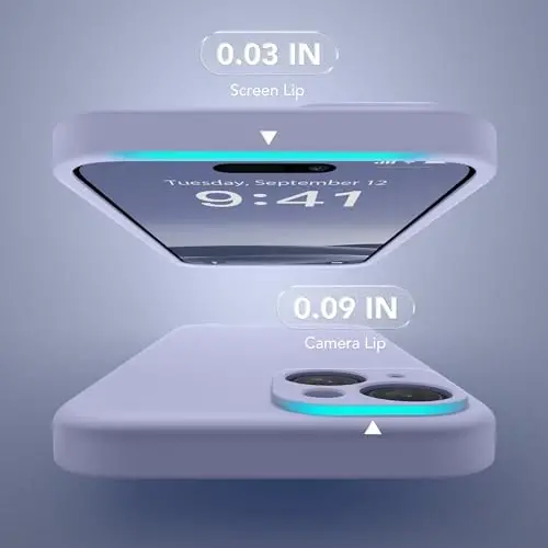 SuydanBox Magnetic for iPhone 13 Case, Compatible with MagSafe, [Full Camera Protection][Screen Protector] Silicone Shockproof Protective Phone Case for iPhone 13 6.1