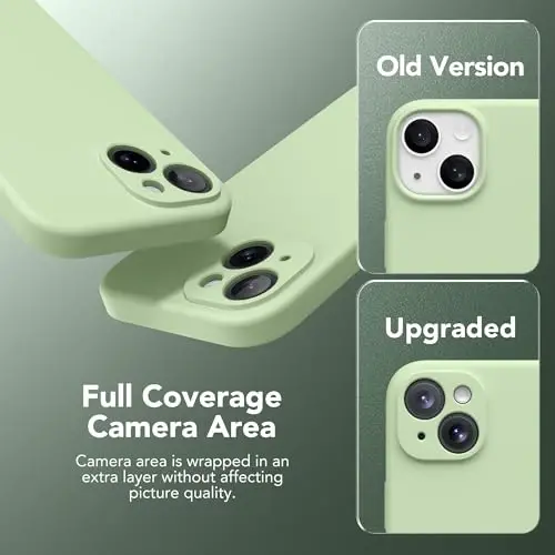 SuydanBox Magnetic for iPhone 13 Case, Compatible with MagSafe, [Full Camera Protection][Screen Protector] Silicone Shockproof Protective Phone Case for iPhone 13 6.1