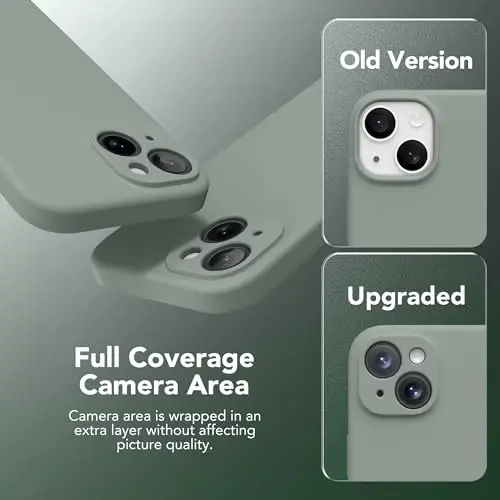SuydanBox Magnetic for iPhone 13 Case, MagSafe bilan mos, [To'liq Kamera Himoyasi] [Ekran Himoyachisi] Silikon Zarbga Chidamli Himoya Telefon G‘ilofi iPhone 13 6.1