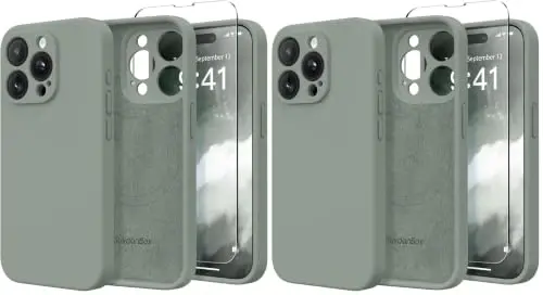 SuydanBox Magnetic for iPhone 13 Pro Case, Compatible with MagSafe, [Full Camera Protection][Screen Protector] Silicone Shockproof Protective Phone Case for iPhone 13 Pro 6.1