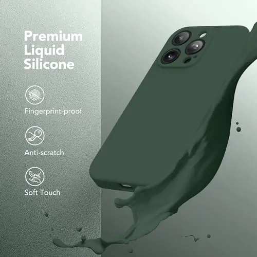 SuydanBox Magnetic for iPhone 13 Pro Max Case, Compatible with MagSafe, [Full Camera Protection][Screen Protector] Silicone Shockproof Protective Phone Case for iPhone 13 Pro Max 6.7