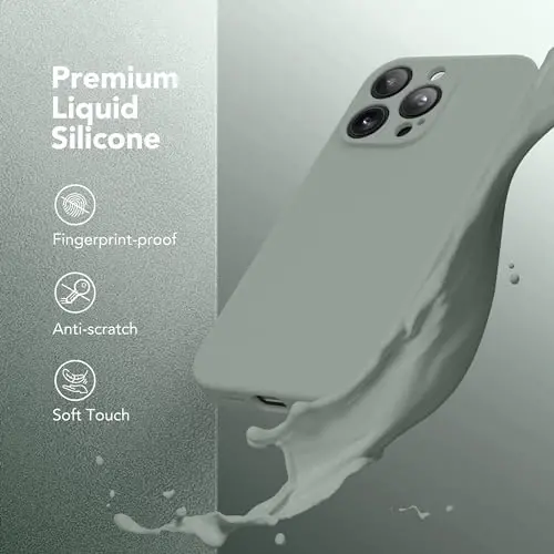 SuydanBox Magnetic for iPhone 13 Pro Max Case, Compatible with MagSafe, [Full Camera Protection][Screen Protector] Silicone Shockproof Protective Phone Case for iPhone 13 Pro Max 6.7