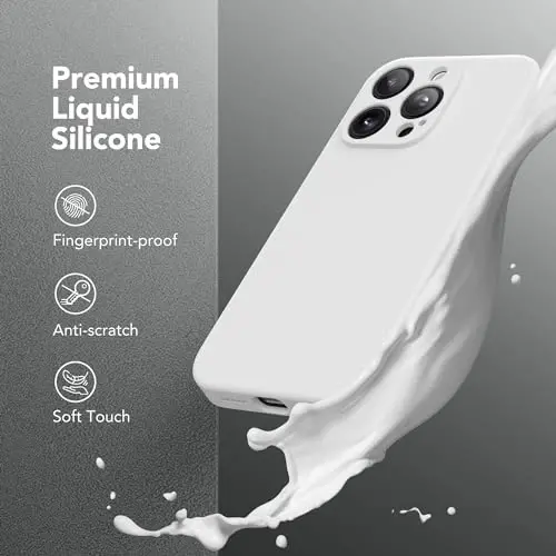 SuydanBox Magnetic for iPhone 13 Pro Max Case, Compatible with MagSafe, [Full Camera Protection][Screen Protector] Silicone Shockproof Protective Phone Case for iPhone 13 Pro Max 6.7