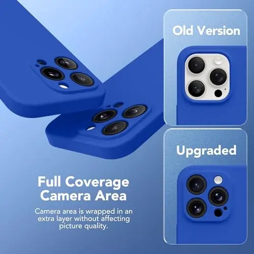 SuydanBox Magnetic for iPhone 14 Pro Case, Compatible with MagSafe, [Full Camera Protection][Screen Protector] Silicone Shockproof Protective Phone Case for iPhone 14 Pro 6.1