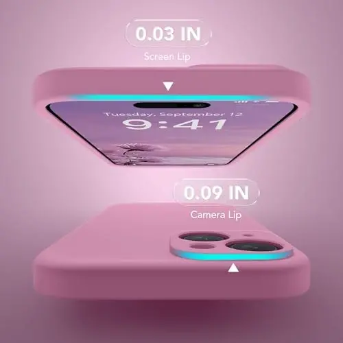 SuydanBox Magnetic for iPhone 15 Case, Compatible with MagSafe, [Screen Protector + Full Camera Protection], Silicone Shockproof Anti-Scratch Protective Phone Case for iPhone 15 6.1