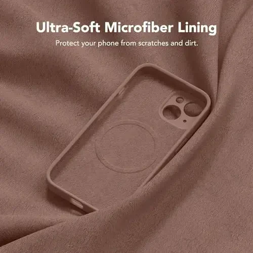 SuydanBox Magnetic for iPhone 15 Case, Compatible with MagSafe, [Screen Protector + Full Camera Protection], Silicone Shockproof Anti-Scratch Protective Phone Case for iPhone 15 6.1