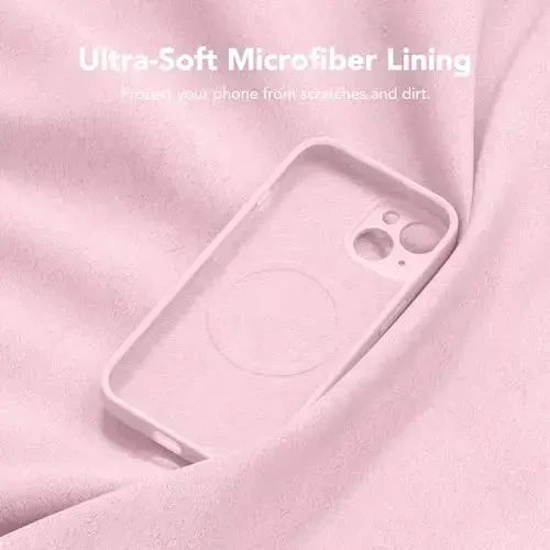 SuydanBox Magnetic for iPhone 15 Case, Compatible with MagSafe, [Screen Protector + Full Camera Protection], Silicone Shockproof Anti-Scratch Protective Phone Case for iPhone 15 6.1