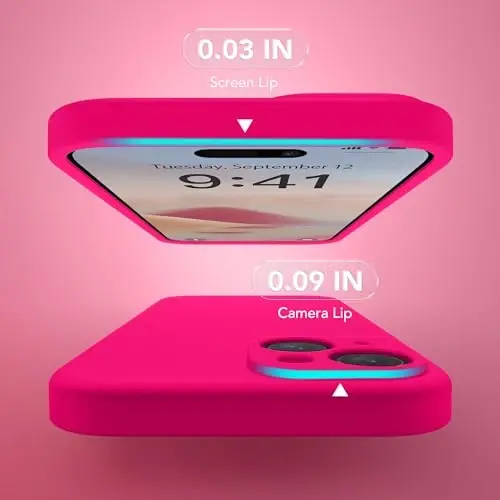 SuydanBox Magnetic for iPhone 15 Case, Compatible with MagSafe, [Screen Protector + Full Camera Protection], Silicone Shockproof Anti-Scratch Protective Phone Case for iPhone 15 6.1