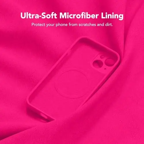 SuydanBox Magnetic for iPhone 15 Case, Compatible with MagSafe, [Screen Protector + Full Camera Protection], Silicone Shockproof Anti-Scratch Protective Phone Case for iPhone 15 6.1