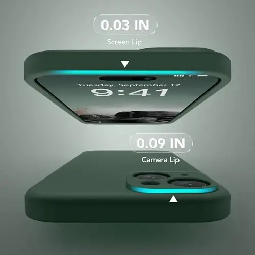 SuydanBox Magnetic for iPhone 15 Plus Case, Compatible with MagSafe, [Full Camera Protection][Screen Protector] Silicone Shockproof Protective Phone Case for iPhone 15 Plus 6.7