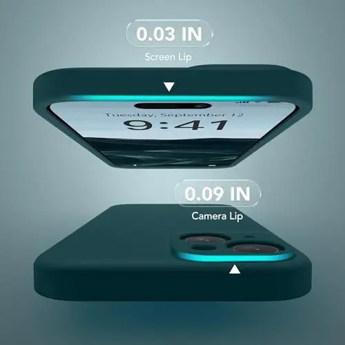 SuydanBox Magnetic for iPhone 15 Plus Case, Compatible with MagSafe, [Full Camera Protection][Screen Protector] Silicone Shockproof Protective Phone Case for iPhone 15 Plus 6.7