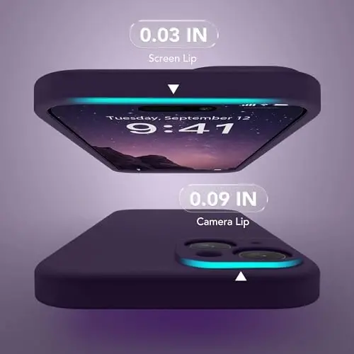 SuydanBox Magnetic for iPhone 15 Plus Case, Compatible with MagSafe, [Full Camera Protection][Screen Protector] Silicone Shockproof Protective Phone Case for iPhone 15 Plus 6.7