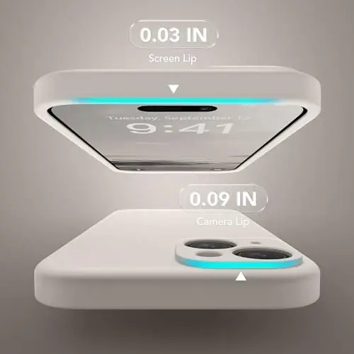 SuydanBox Magnetic for iPhone 15 Plus Case, Compatible with MagSafe, [Full Camera Protection][Screen Protector] Silicone Shockproof Protective Phone Case for iPhone 15 Plus 6.7