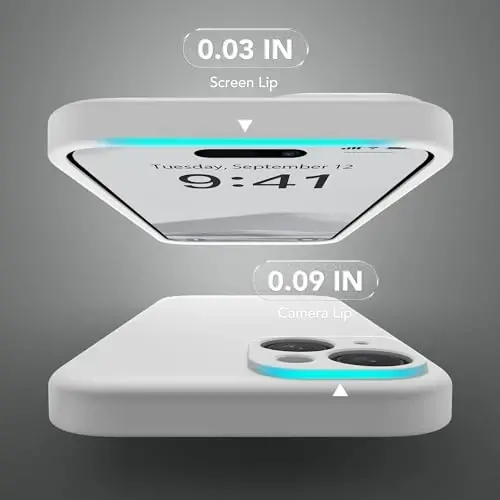 SuydanBox Magnetic for iPhone 15 Plus Case, Compatible with MagSafe, [Full Camera Protection][Screen Protector] Silicone Shockproof Protective Phone Case for iPhone 15 Plus 6.7