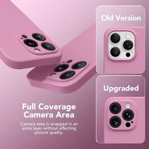 SuydanBox Magnetic for iPhone 15 Pro Case, Compatible with MagSafe, [Full Camera Protection][Screen Protector] Silicone Shockproof Protective Phone Case for iPhone 15 Pro 6.1