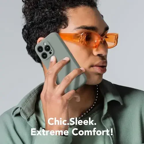 SuydanBox Magnetic for iPhone 15 Pro Case, Compatible with MagSafe, [Full Camera Protection][Screen Protector] Silicone Shockproof Protective Phone Case for iPhone 15 Pro 6.1