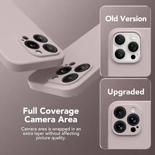 SuydanBox Magnetic for iPhone 15 Pro Case, Compatible with MagSafe, [Full Camera Protection][Screen Protector] Silicone Shockproof Protective Phone Case for iPhone 15 Pro 6.1