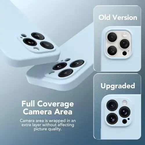 SuydanBox Magnetic for iPhone 15 Pro Case, Compatible with MagSafe, [Full Camera Protection][Screen Protector] Silicone Shockproof Protective Phone Case for iPhone 15 Pro 6.1