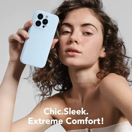 SuydanBox Magnetic for iPhone 15 Pro Case, Compatible with MagSafe, [Full Camera Protection][Screen Protector] Silicone Shockproof Protective Phone Case for iPhone 15 Pro 6.1
