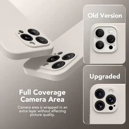 SuydanBox Magnetic for iPhone 15 Pro Case, Compatible with MagSafe, [Full Camera Protection][Screen Protector] Silicone Shockproof Protective Phone Case for iPhone 15 Pro 6.1