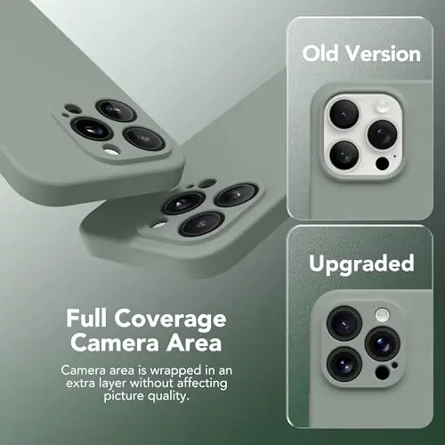 SuydanBox Magnetic for iPhone 15 Pro Max Case, Compatible with MagSafe, [Full Camera Protection][Screen Protector] Silicone Shockproof Protective Phone Case for iPhone 15 Pro Max 6.7