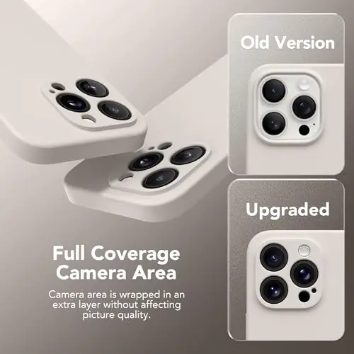 SuydanBox Magnetic for iPhone 15 Pro Max Case, Compatible with MagSafe, [Full Camera Protection][Screen Protector] Silicone Shockproof Protective Phone Case for iPhone 15 Pro Max 6.7