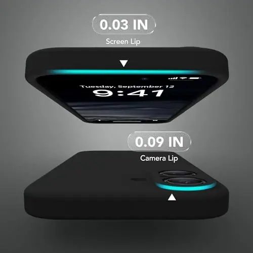 SuydanBox Magnetic for iPhone 16 Case, Compatible with MagSafe, [Screen Protector + Full Camera Protection], Silicone Shockproof Anti-Scratch Protective Phone Case for iPhone 16 6.1