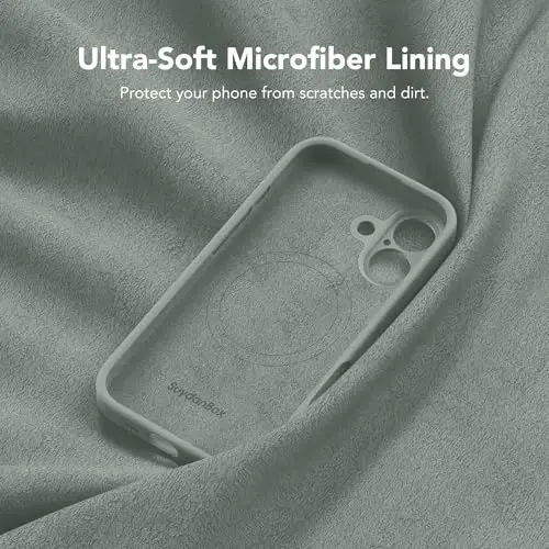 SuydanBox Magnetic for iPhone 16 Case, Compatible with MagSafe, [Screen Protector + Full Camera Protection], Silicone Shockproof Anti-Scratch Protective Phone Case for iPhone 16 6.1