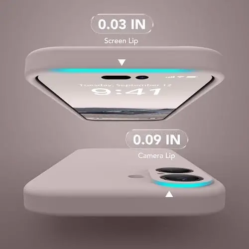 SuydanBox Magnetic for iPhone 16 Case, Compatible with MagSafe, [Screen Protector + Full Camera Protection], Silicone Shockproof Anti-Scratch Protective Phone Case for iPhone 16 6.1